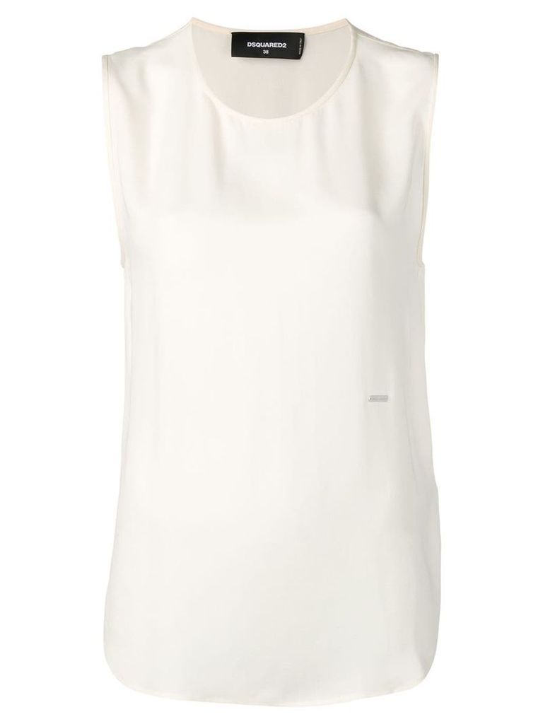 Dsquared2 sleeveless blouse - NEUTRALS