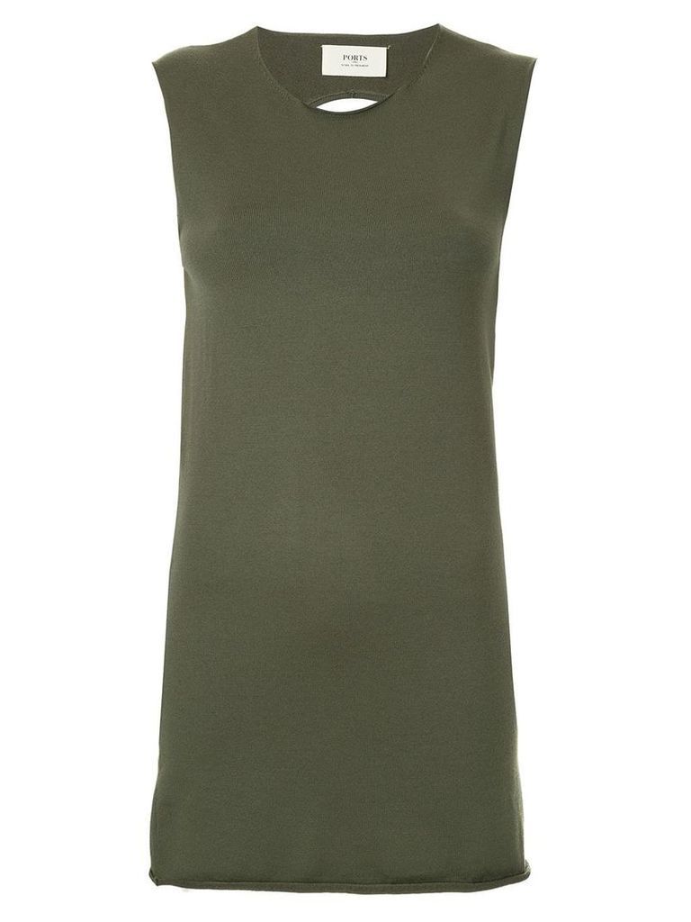 Ports 1961 knitted tank top - Green