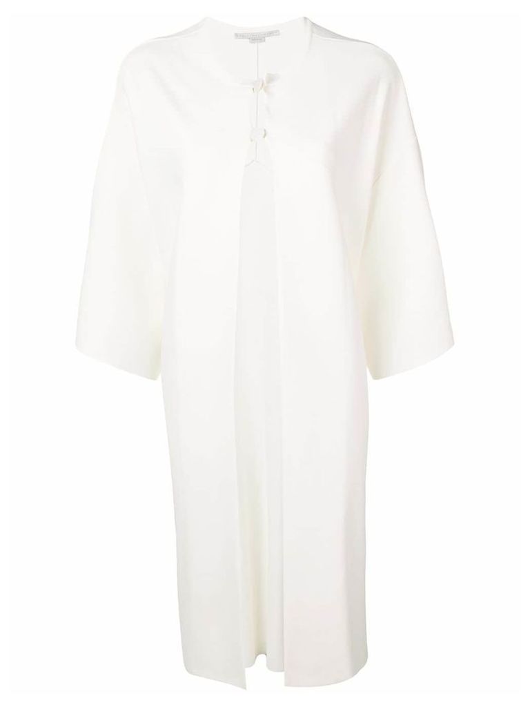 Stella McCartney unstructured coat - White