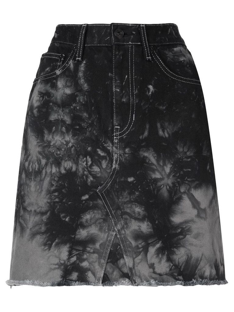 Proenza Schouler PSWL Silverlake Denim Mini Skirt - Grey