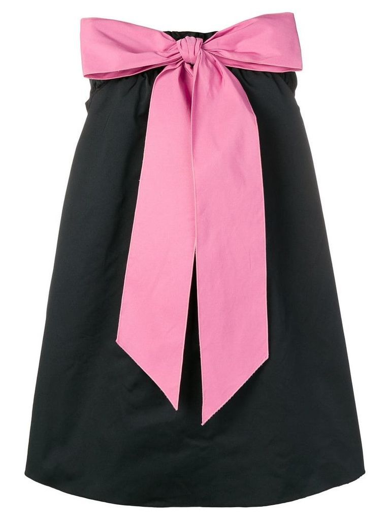 Nº21 bow-detail dress - Black