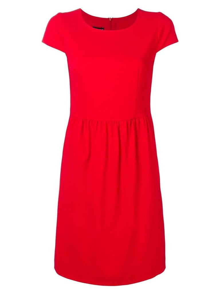 Emporio Armani casual shift dress - Red