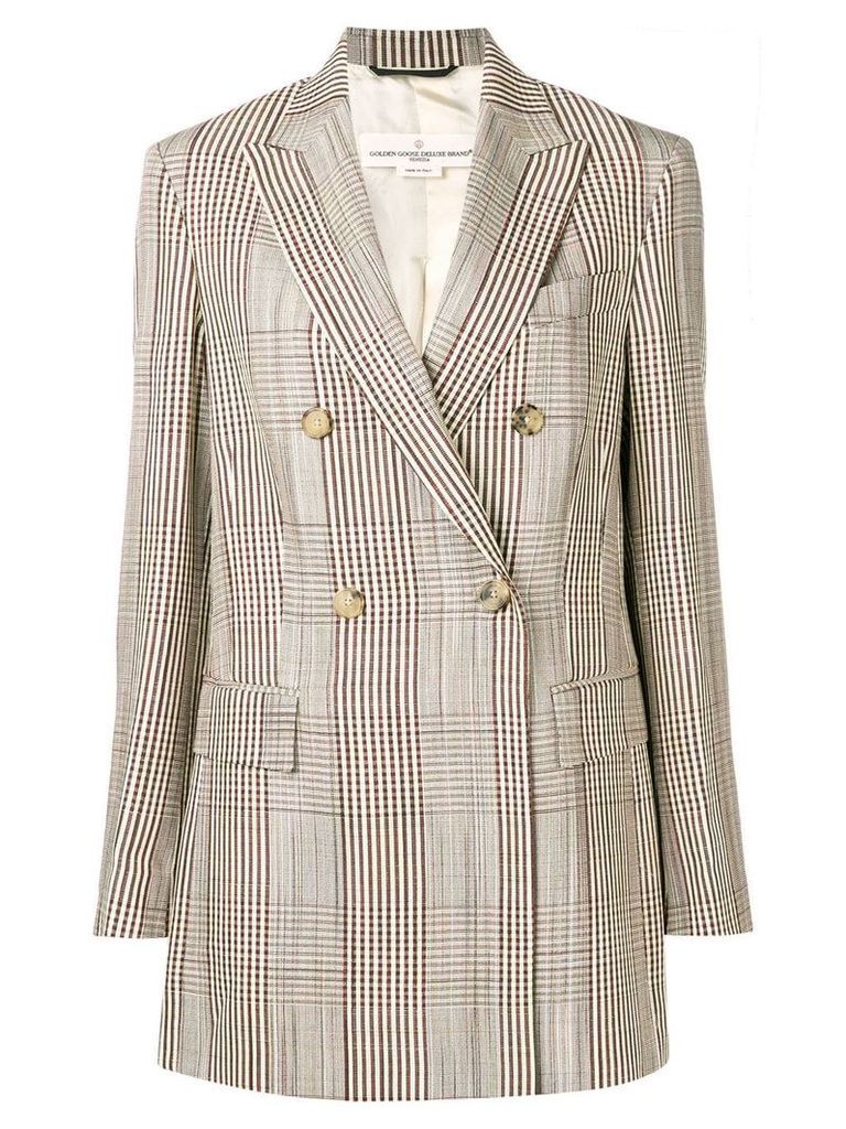 Golden Goose double breasted blazer - NEUTRALS