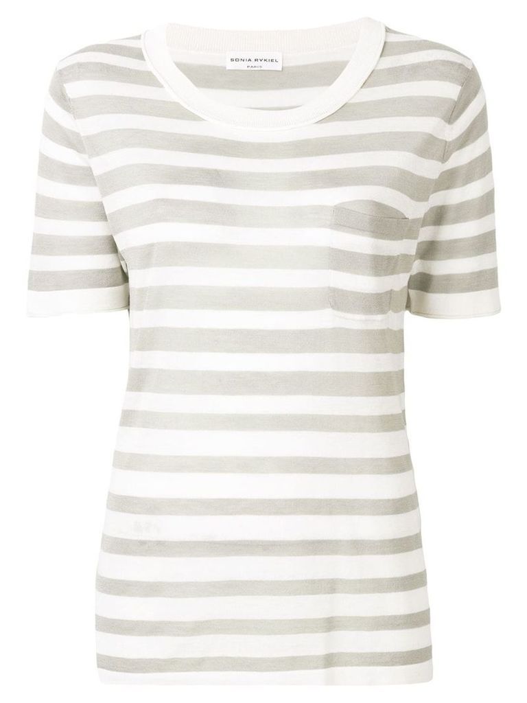 Sonia Rykiel striped T-shirt - Neutrals