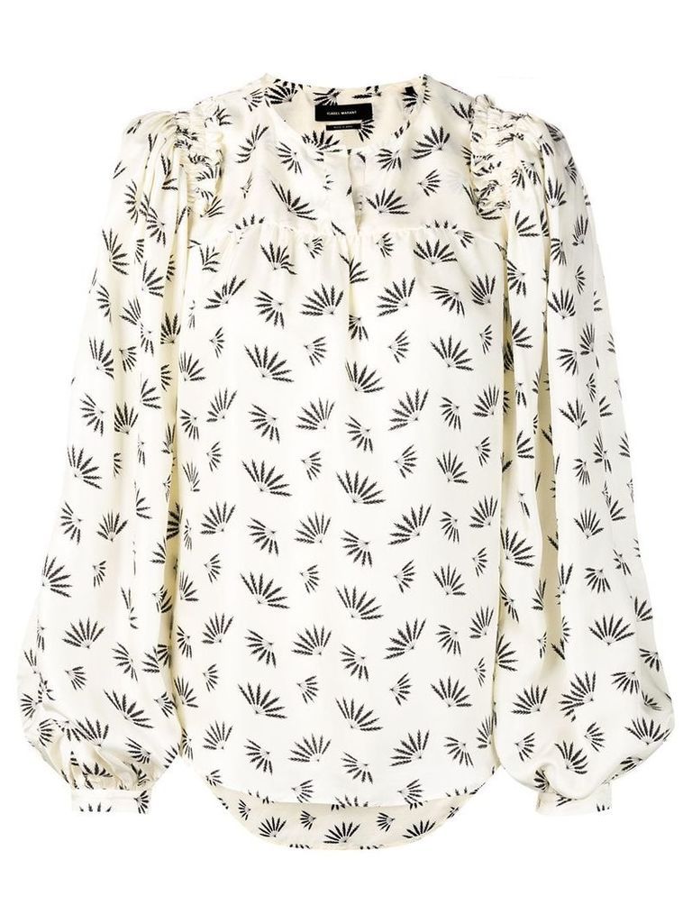 Isabel Marant wheat print blouse - Neutrals