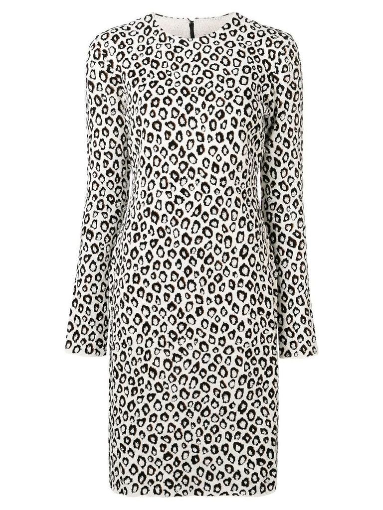 Givenchy leopard print dress - White