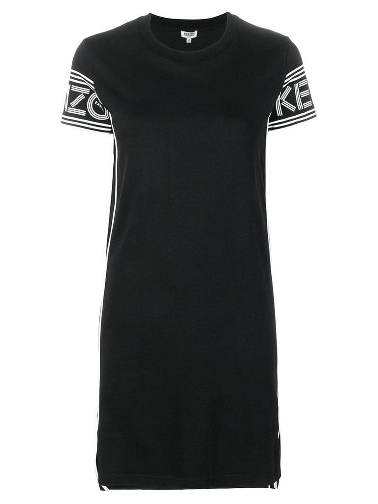 Kenzo logo sleeve T-shirt dress - Black