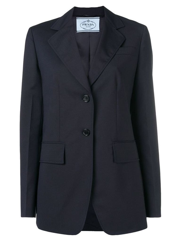 Prada straight-fit blazer - Blue