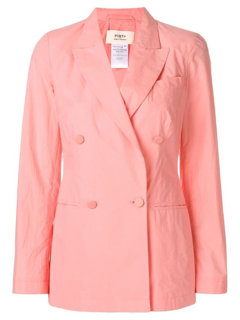 Ports 1961 double breasted blazer - PINK