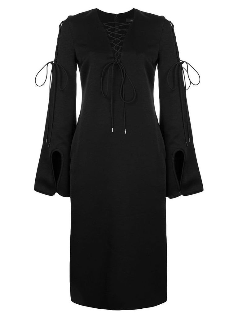 Ellery tie-detail shift dress - Black
