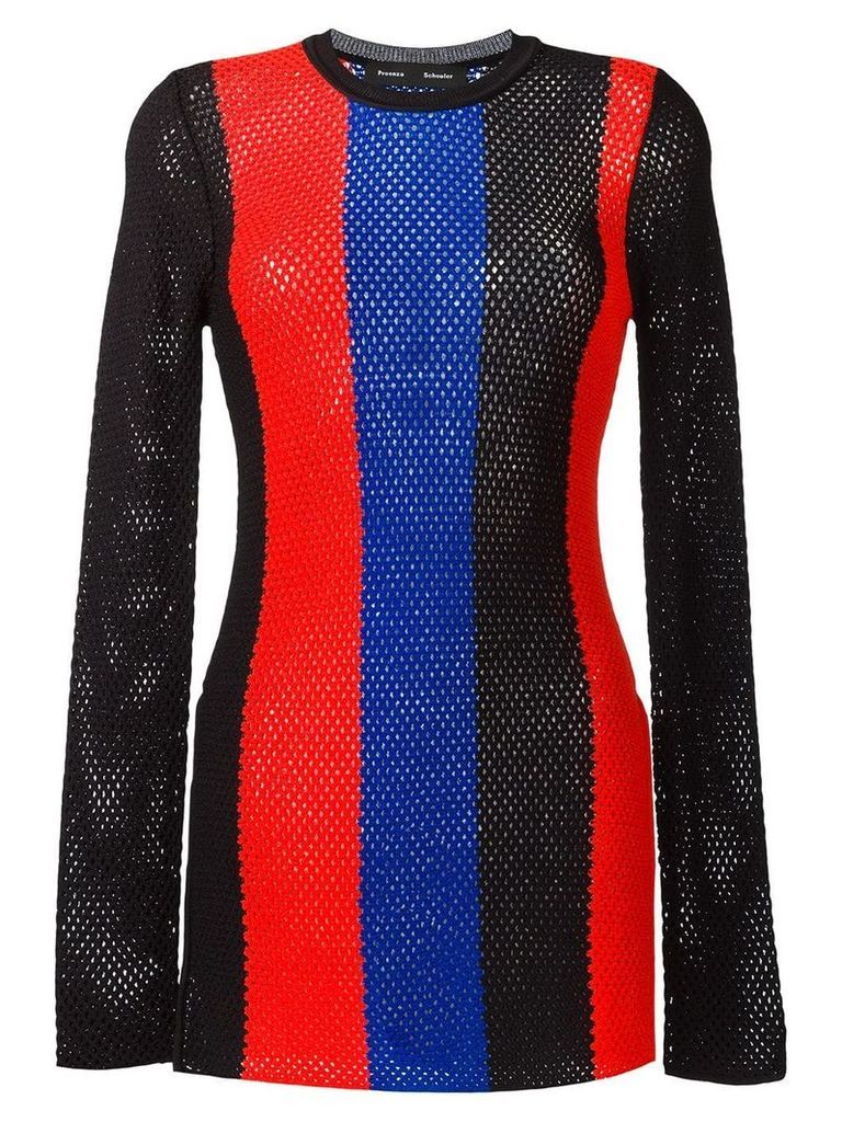 Proenza Schouler striped mesh jumper - Multicolour