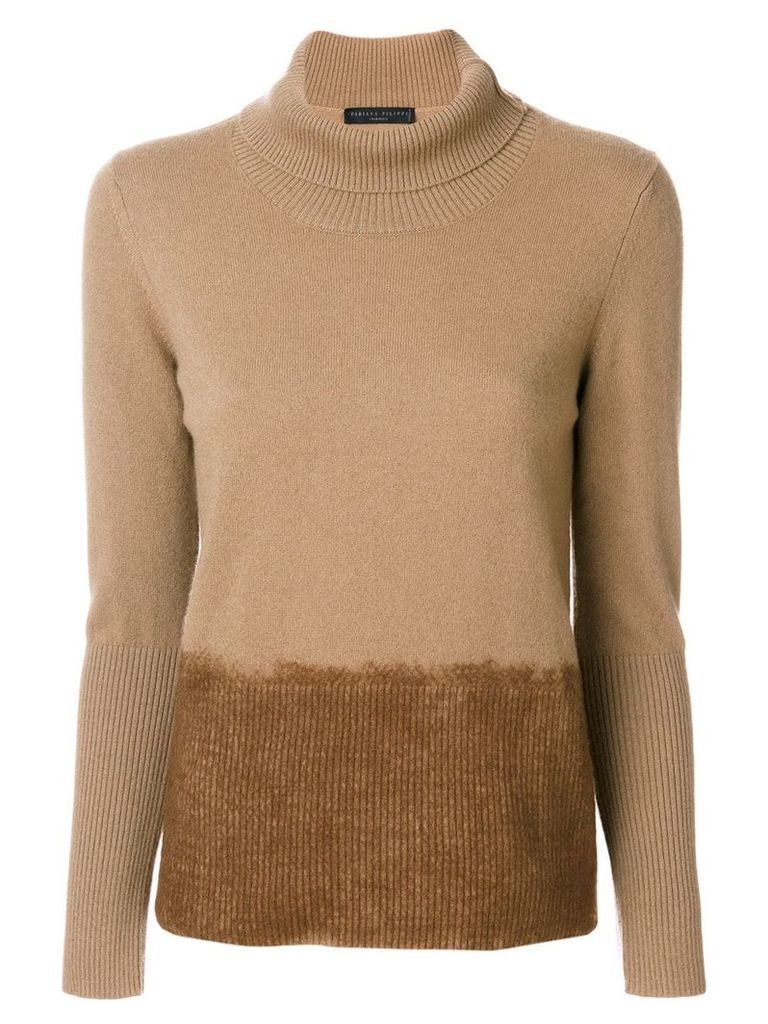 Fabiana Filippi turtleneck sweater - Brown