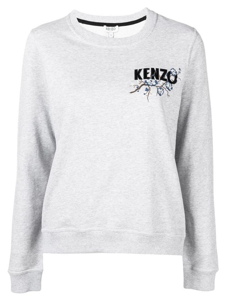 Kenzo logo print sweatshirt - Grey