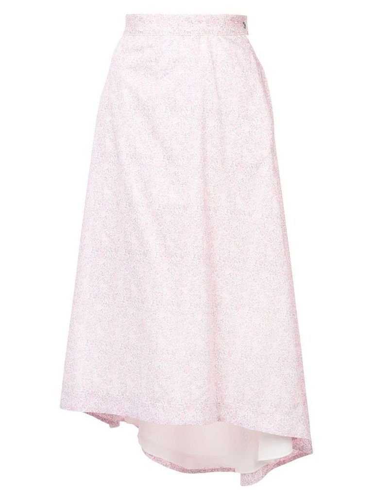 Loewe floral-print skirt - PINK