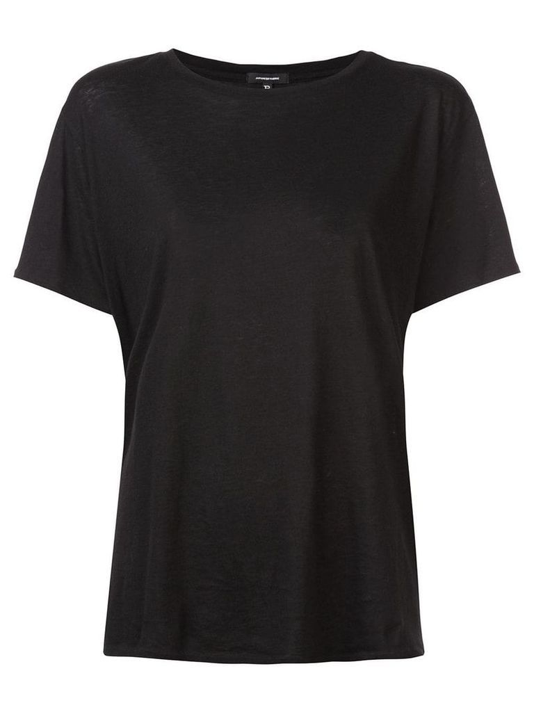 R13 slouch T-shirt - Black