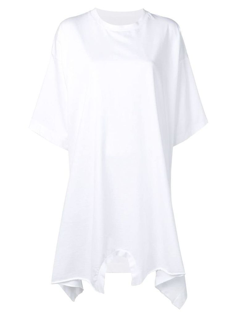 Mm6 Maison Margiela oversized T-shirt dress - White