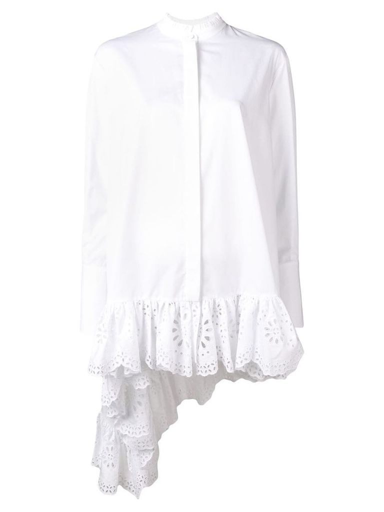 Alexander McQueen lace-detailed shirt - White