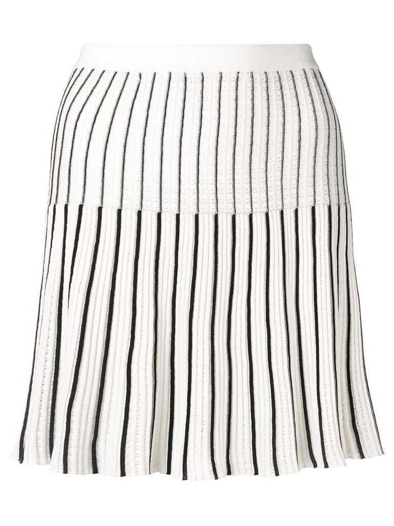 Sonia Rykiel pleated tennis skirt - White