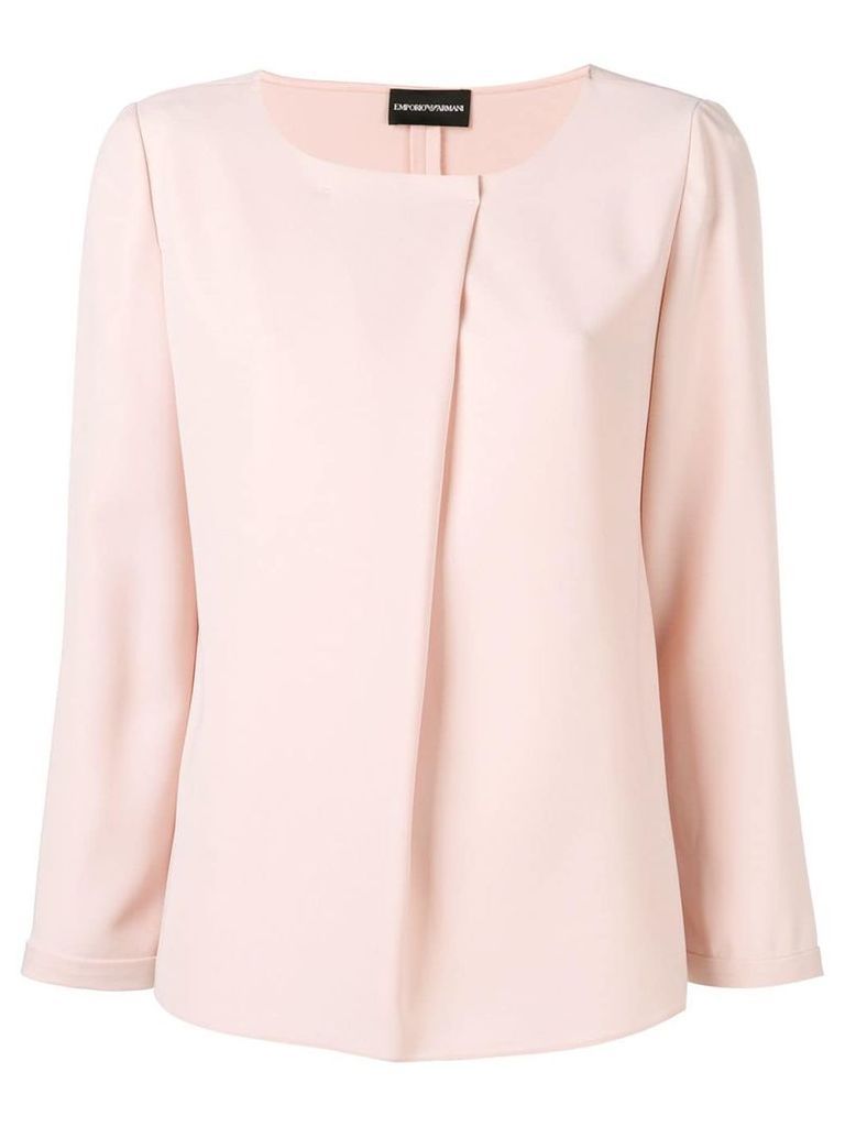 Emporio Armani long sleeved blouse - Pink
