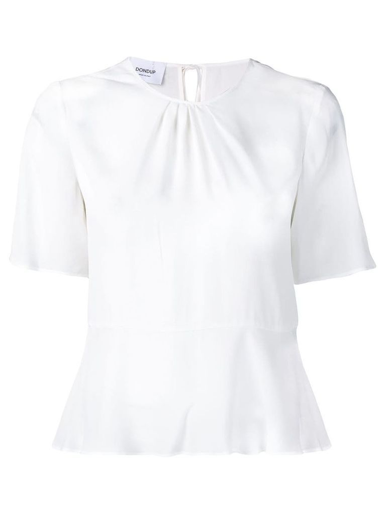 Dondup flared short-sleeve T-shirt - White