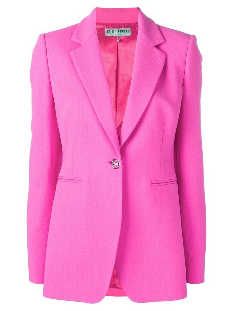 Emilio Pucci tailored blazer jacket - PINK