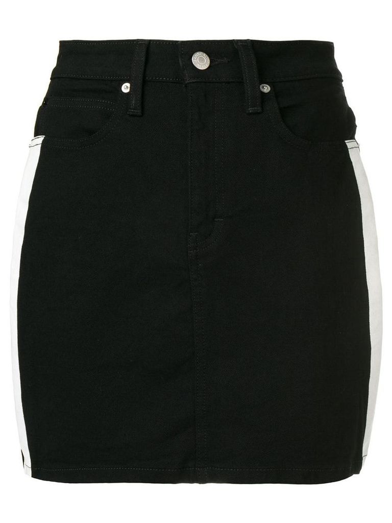 Calvin Klein Jeans side-stripe skirt - Black