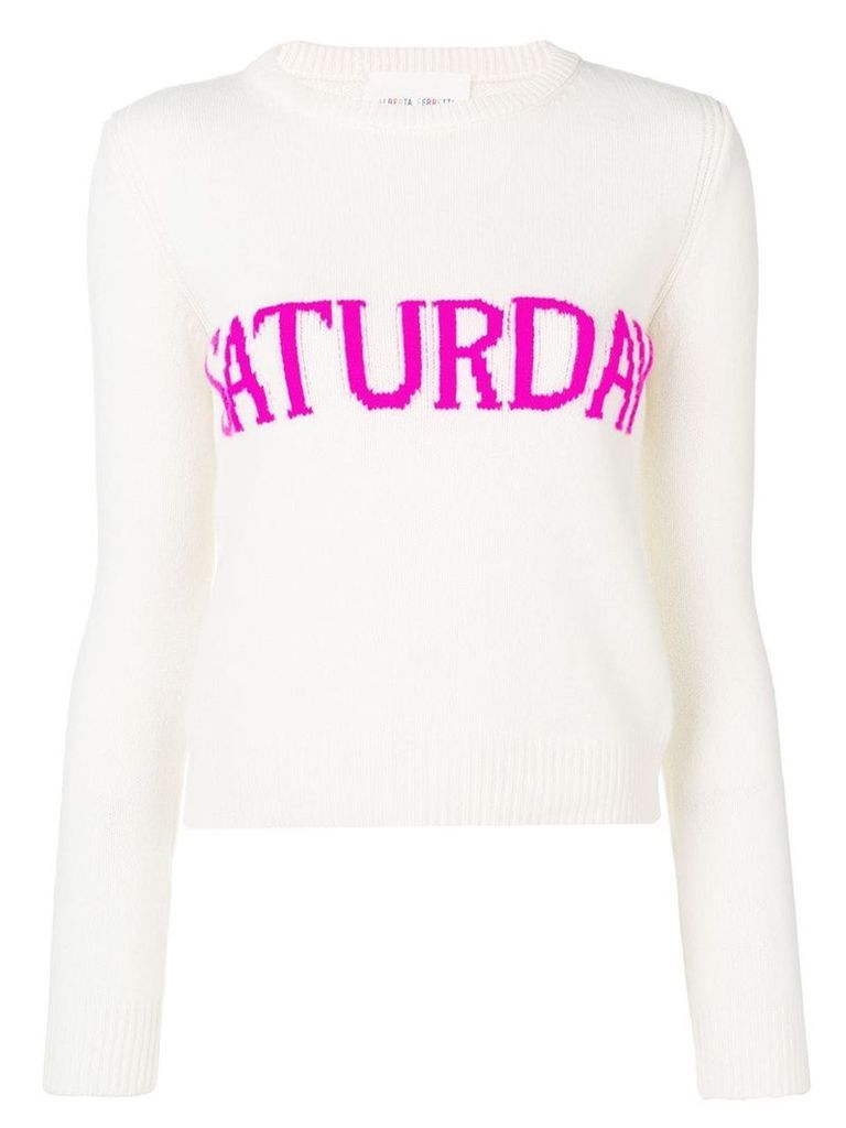 Alberta Ferretti Saturday sweater - White