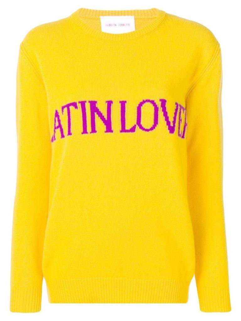 Alberta Ferretti Latin Lover sweater - Yellow