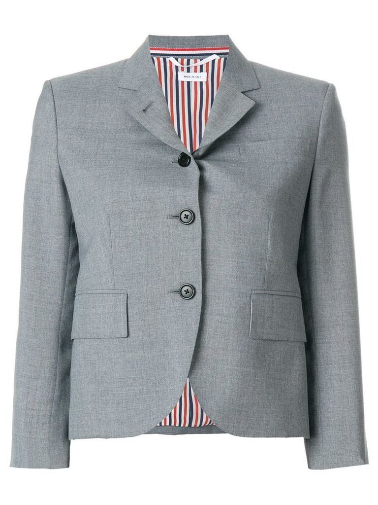 Thom Browne Classic Single Breasted Sport Coat In School Uniform Plain