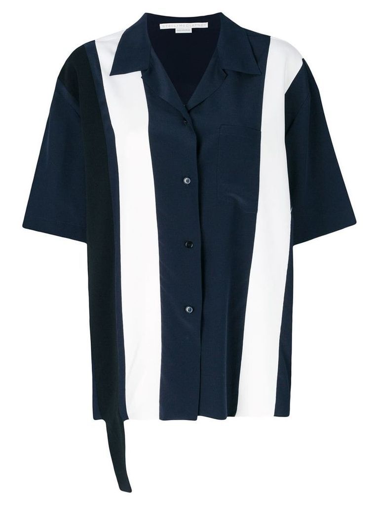 Stella McCartney Ink Reid contrasting shirt - Blue