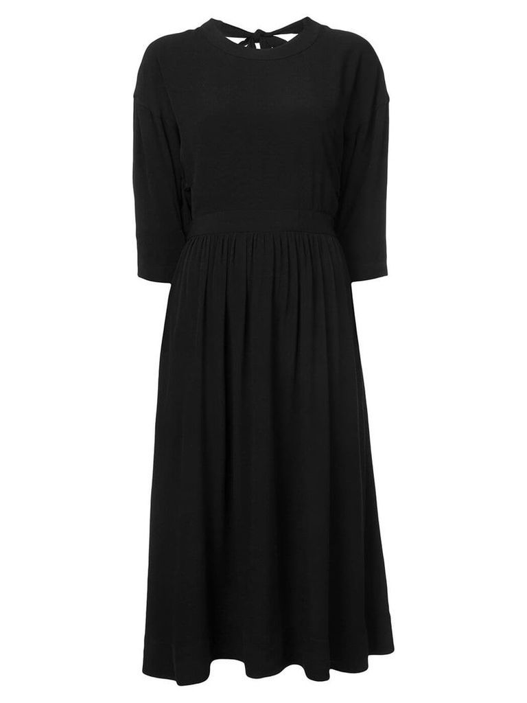 Rosetta Getty balloon sleeves dress - Black