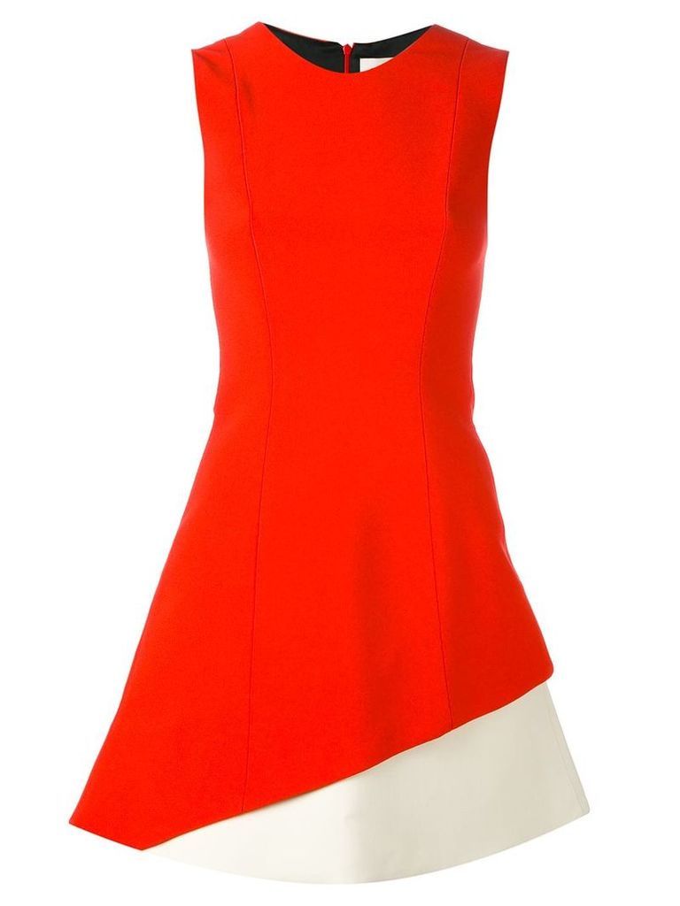 Fausto Puglisi colour-block dress - Red