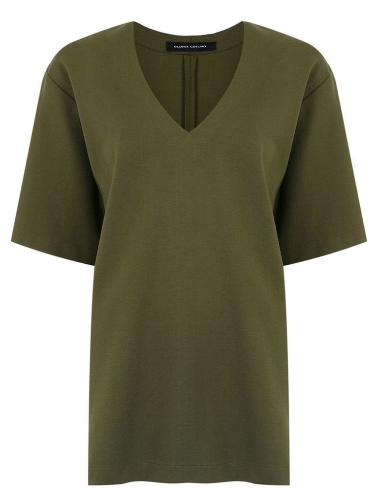 Gloria Coelho shortsleeved blouse - Green