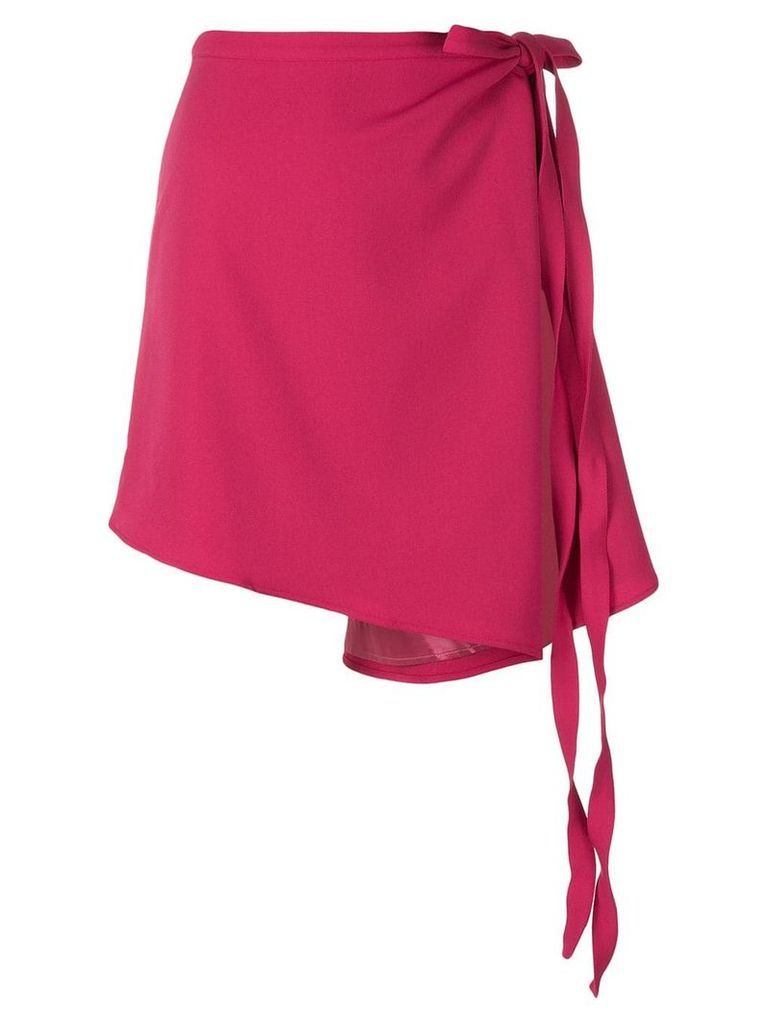 Y/Project asymmetric wrap skirt - Pink