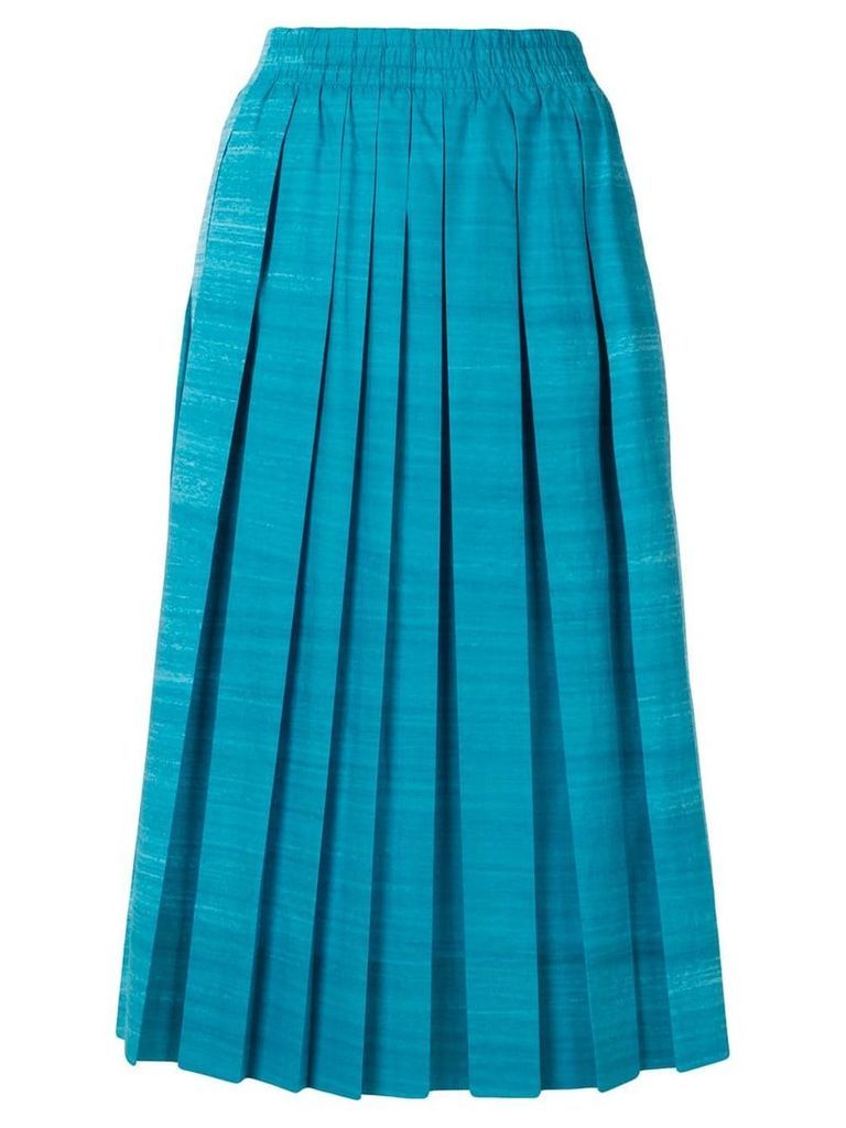Agnona pleated skirt - Blue