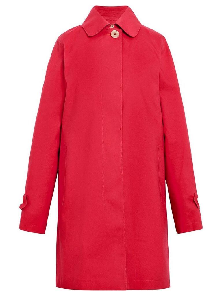 Mackintosh Ruby Bonded Cotton Coat LR-073D - Red