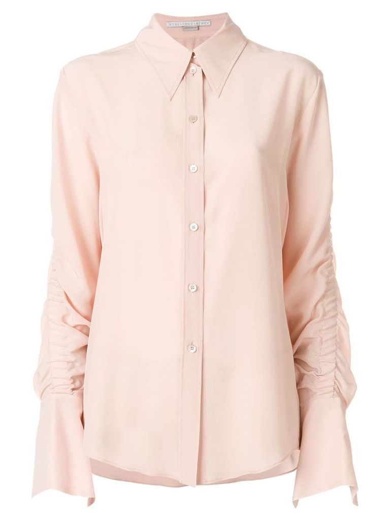 Stella McCartney gathered sleeve shirt - Pink