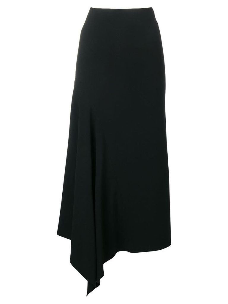 Victoria Beckham asymmetric drape skirt - Black