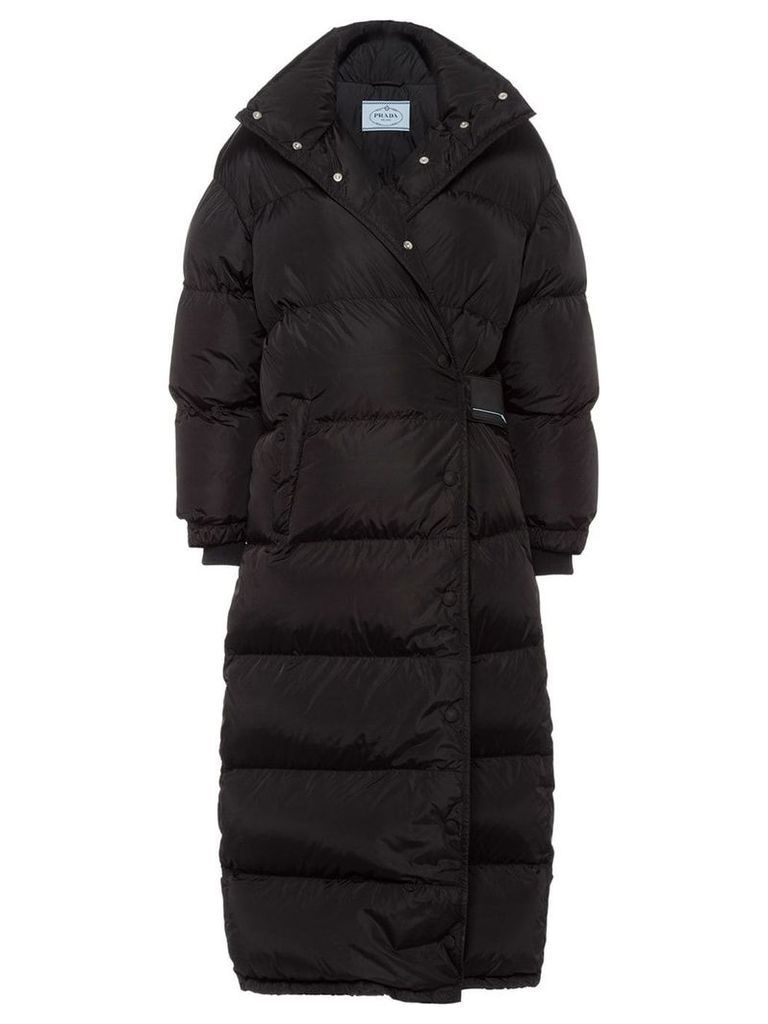 Prada oversized padded coat - Black