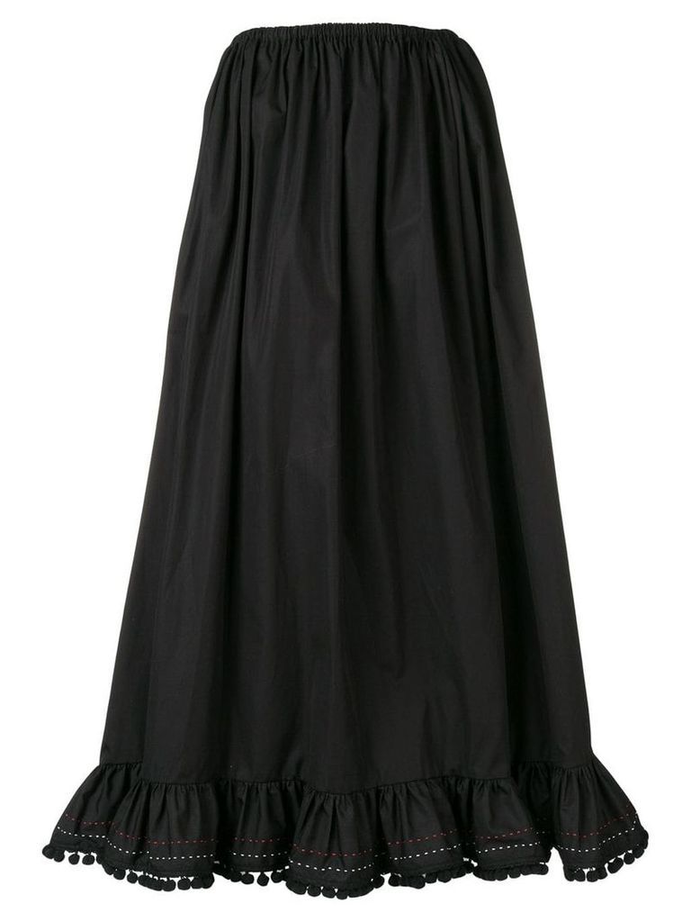 Miu Miu pleated midi skirt - Black