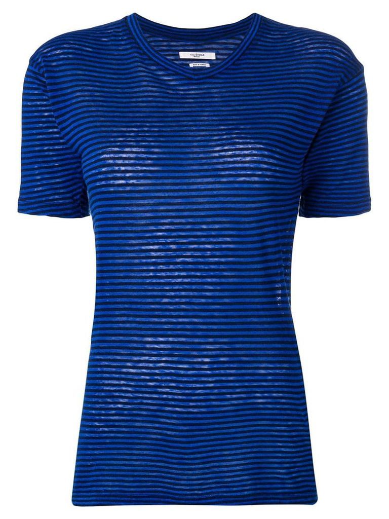 Isabel Marant Étoile striped T-shirt - Blue