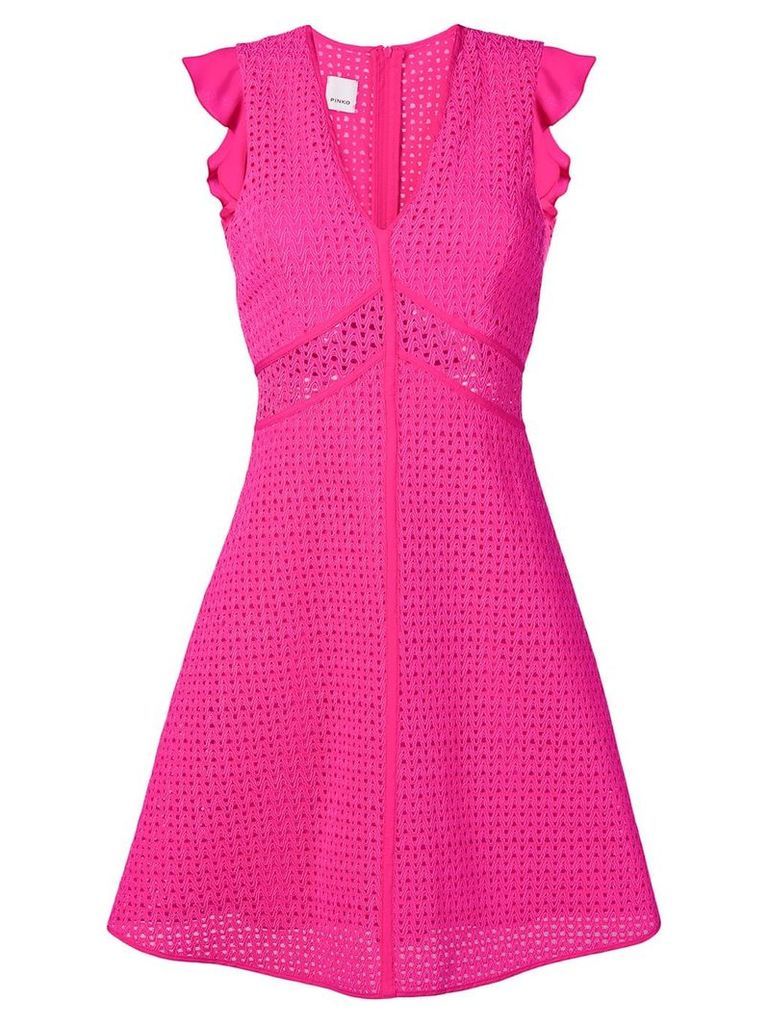Pinko embroidered short dress