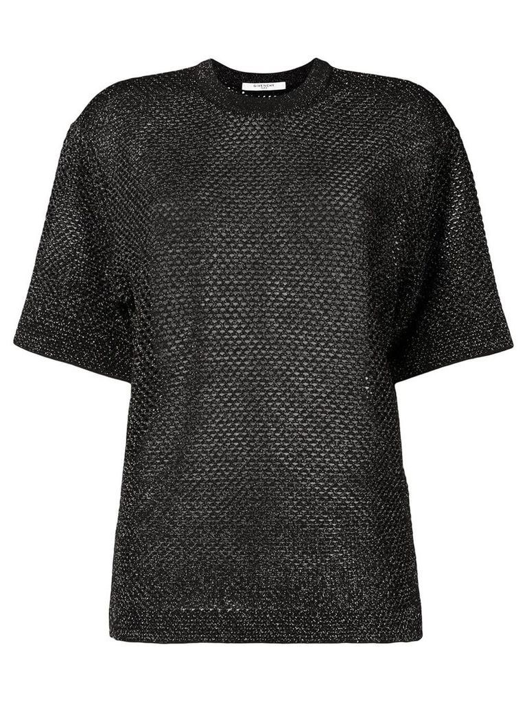 Givenchy mesh T-shirt - Black