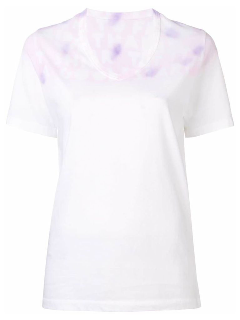 MM6 Maison Margiela tie-dye detail T-shirt - White