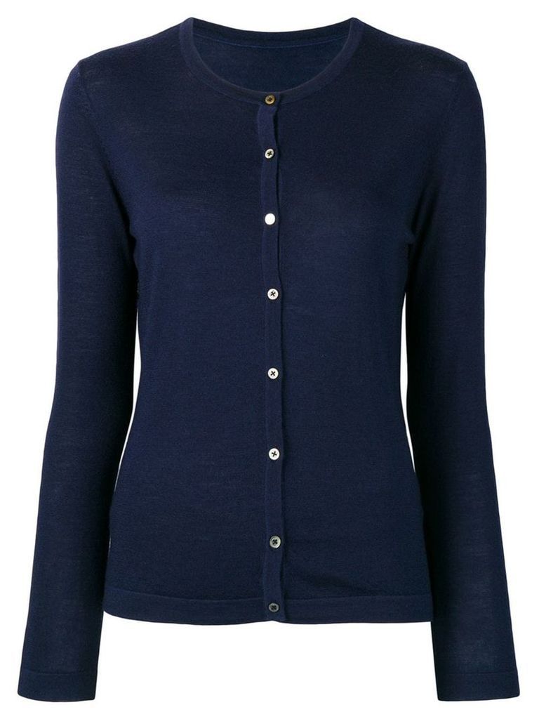 Sottomettimi fitted button cardigan - Blue