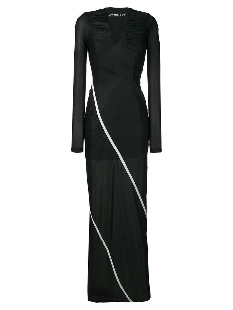 Y/Project stretch maxi dress - Black