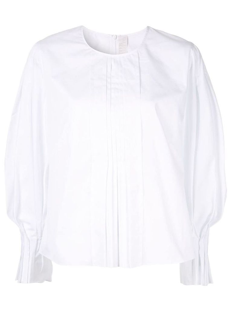 Peter Pilotto pleated detailed blouse - White