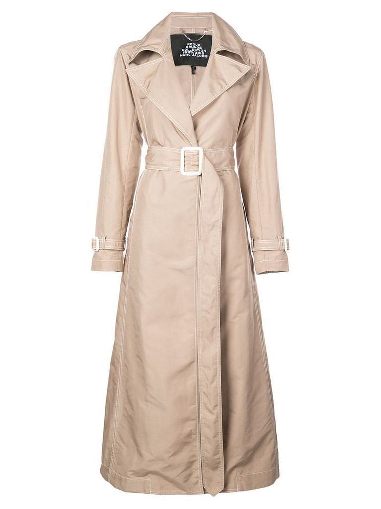 Marc Jacobs classic long trench coat - NEUTRALS