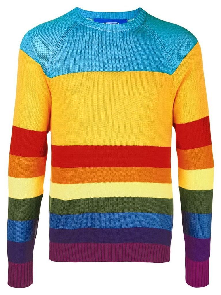 Anton Belinskiy striped jumper - ORANGE