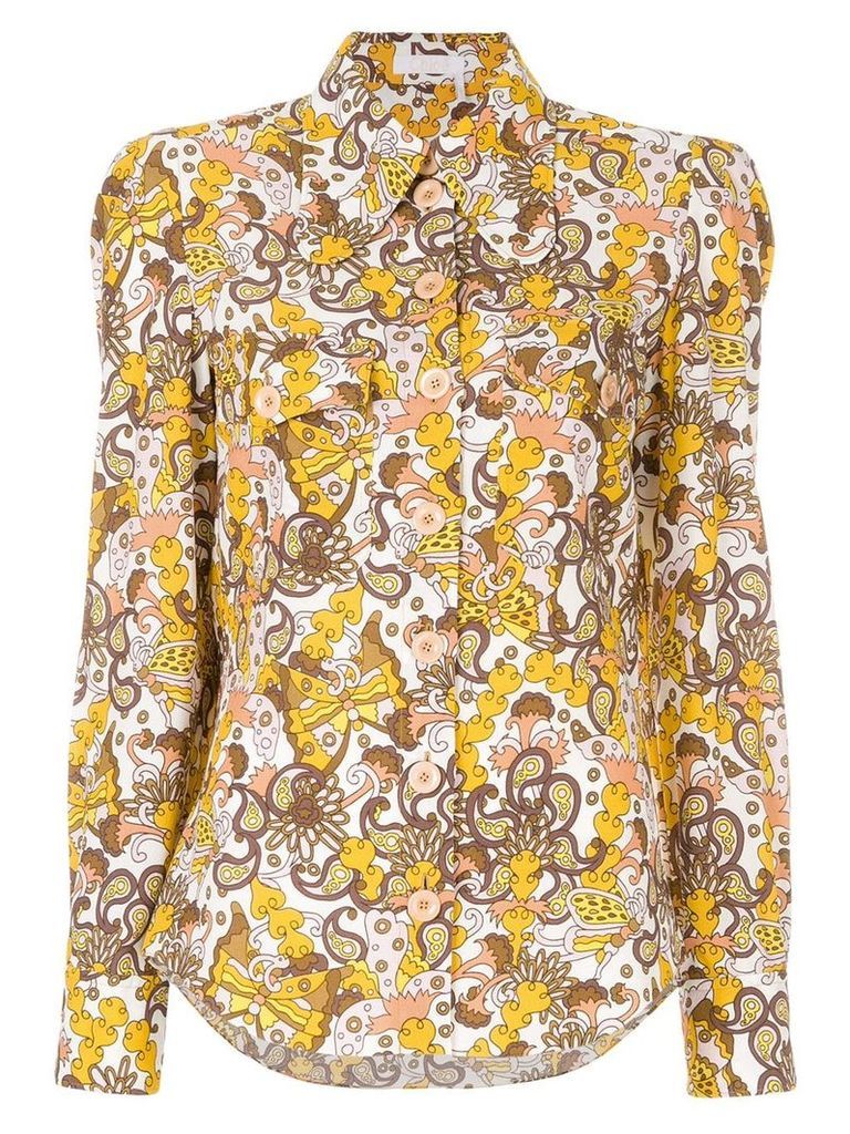 Chloé retro printed blouse - Multicolour
